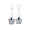 London Blue Topaz Gemstone 925 Sterling Silver Handcrafted Jewelry Earrings 2.2" EE-68-1
