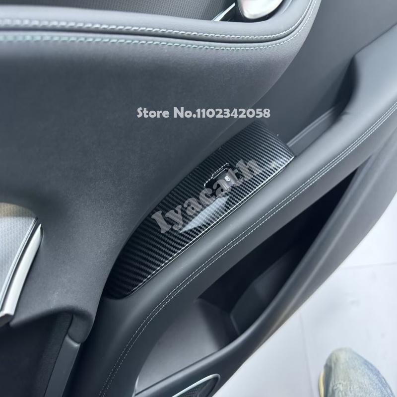 LHD RHD For BYD Sealion 7 Sea lion 07 EV 2024 2025 Interior Door Window Lift Glass Switch Buttons Cover Molding Car Accessories