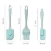 3Pcs Cream Spatulas Bread Cake Butter DIY Silicone Spatulas Nonstick Reusable Pan Oil Brushes Versatile Kitchen Baking Tools