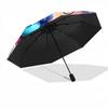 1pc Surfing Stitch Automatic Opening and Closing Umbrella - Small Umbrella Suitable for Various Occasions, Portable 3-Fold Small Umbrella fo