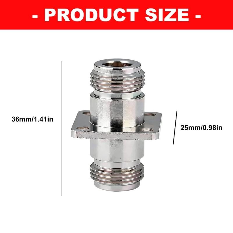 High Performances N Female to N Female Connector Coaxial Adapters Convertor for Professional Networking Equipment