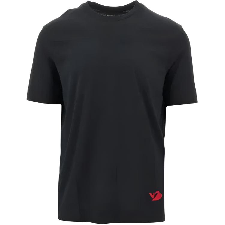 Emporio Armani Solid Color Embroidered Crew Neck Short Sleeve T-Shirt Men tops EM005243-AF13747-UB118 S