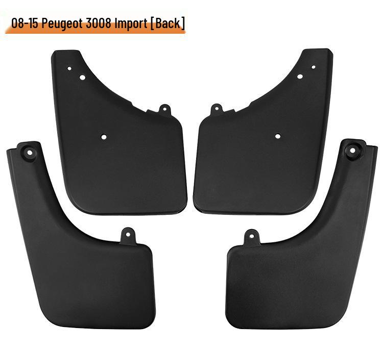 Peugeot 3008 Radschalen Schmutzfänger (2008-2015) - Leder