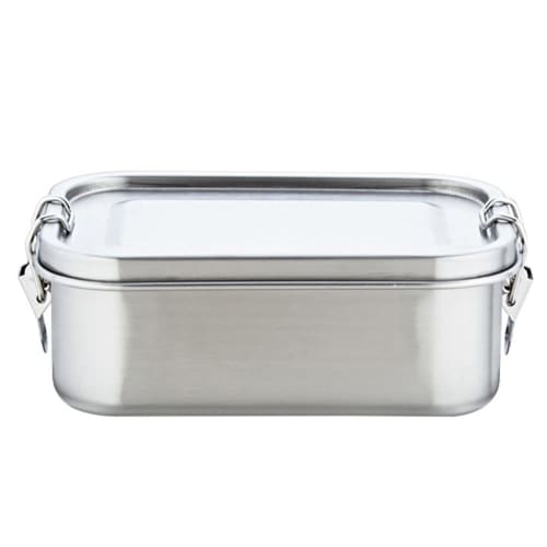 SHUBIAO Bento Box, 304 Stainless Steel Lunch Container - 2-Compartment Metal Lunch Container, Metal Lunch Box for Kids and Adults, 800ML, Dishwasher S