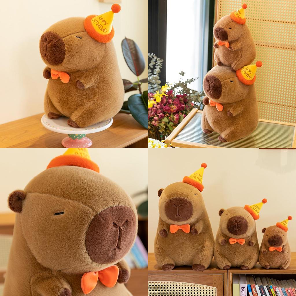Cute Capybara Plush Toy For Kids Stuffed Animal Gift
