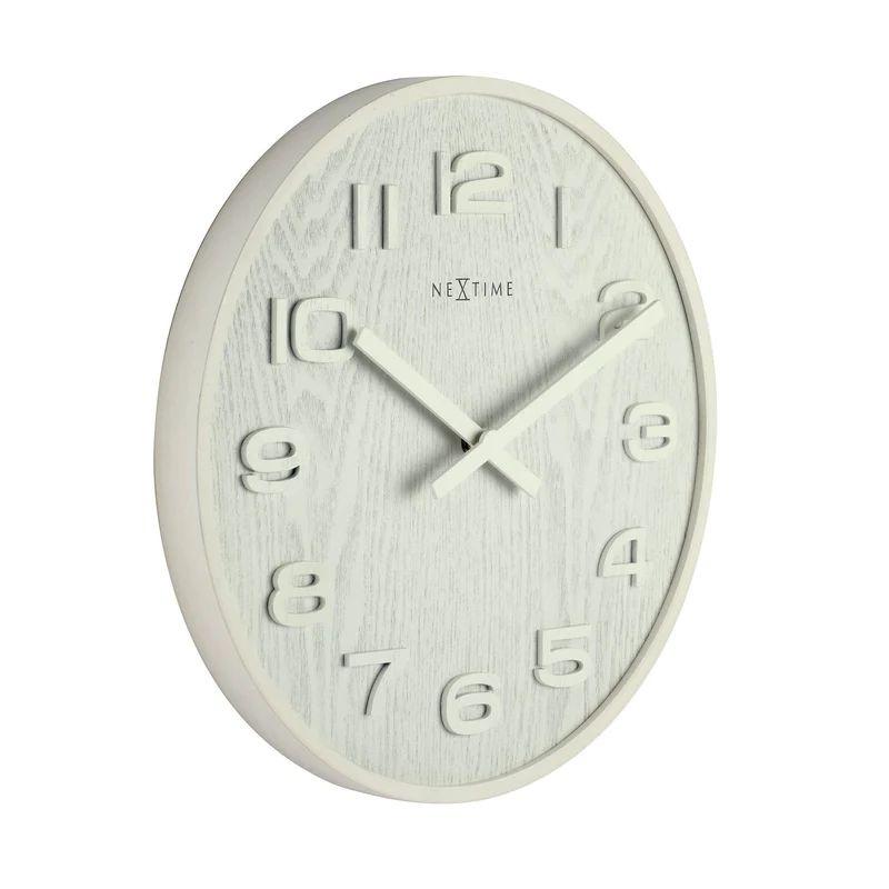 Zegarek NEXTIME 3096WI. WALL WATCH, Kolor biały. Unisex.