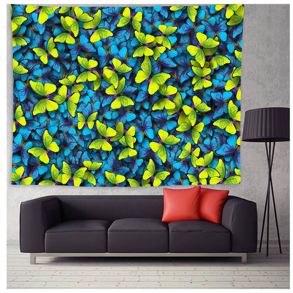 Butterfly Tapestry Colorful Butterfly Wall Art Tapestry Home Decor for Bedroom Living Room Dorm Aesthetic Tapestry Wall Hanging
