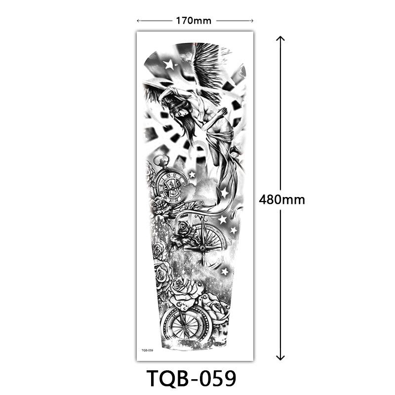 Full Arm Tattoo Sticker Full Arm, Full Arm Big Picture Tattoo Sticker, Flower Arm Tattoo Sticker Tattoo