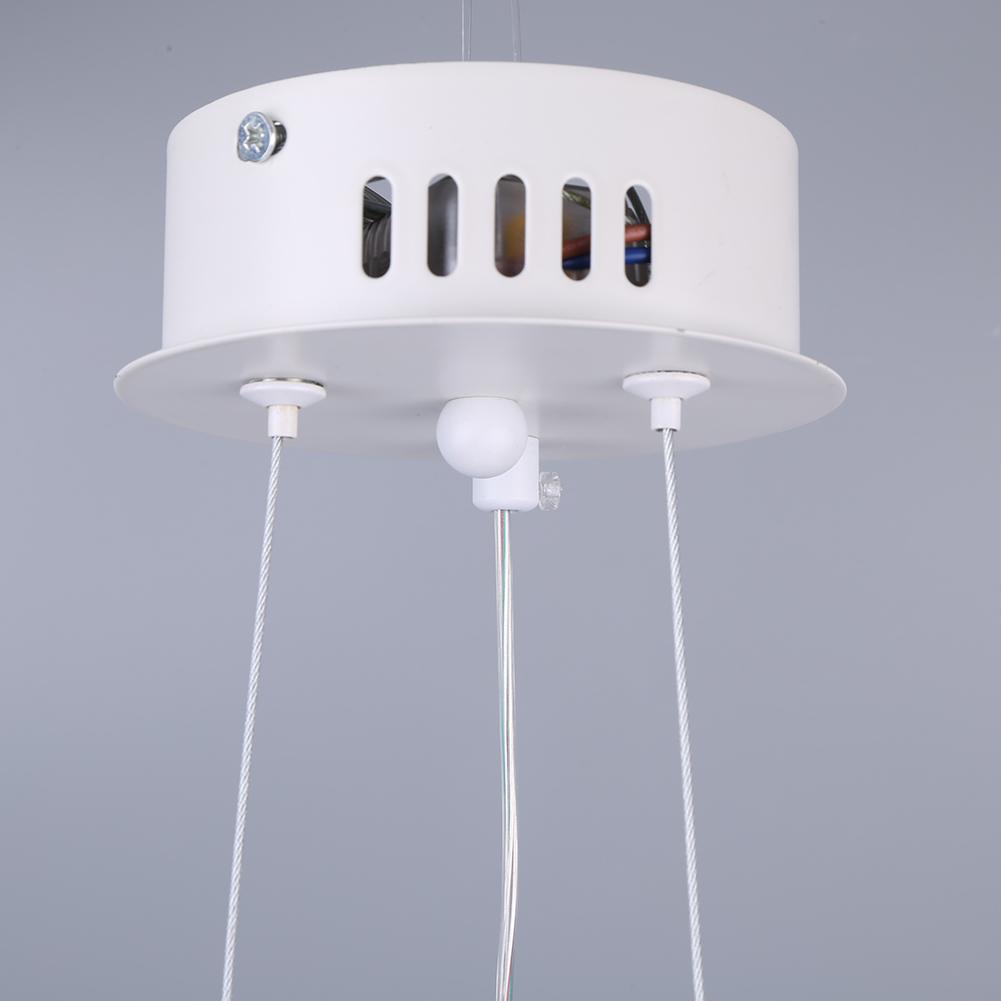 Circle Rings LED Pendant Lamp Acrylic Aluminum Bedroom Chandelier Home Decoration Light Fixture for Living Room Restaurant Villa