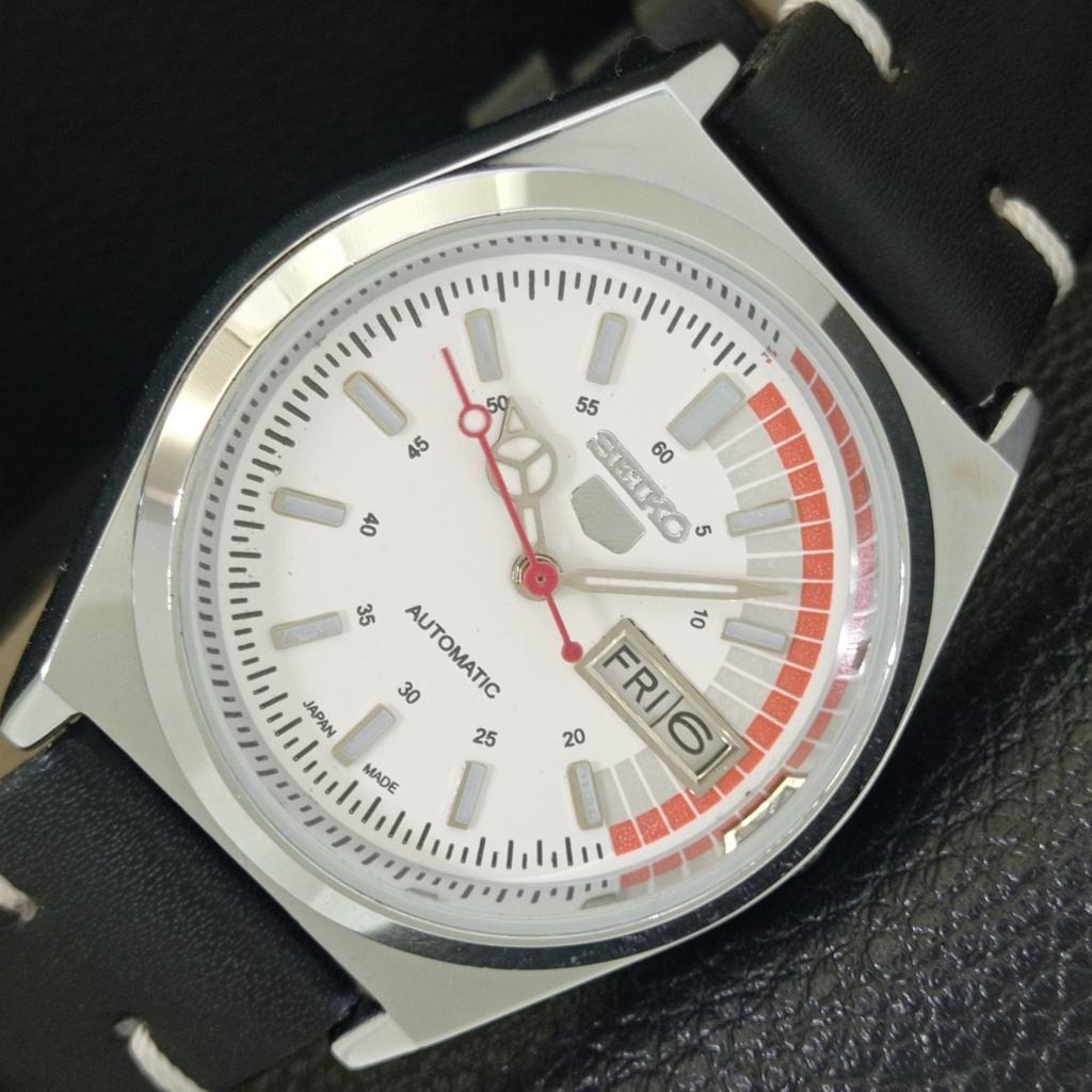 

REFURBISHED SEIKO 5 AUTOMATIC 6309A VINTAGE JAPAN MENS WHITE WATCH a441799-1
