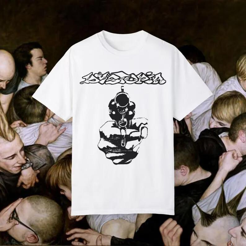 Двусторонний Дистопия Футболка Crust Punk Винтаж EYEHATEGOD Acid Bath Zyanose Disrupt S