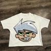 Chic American Anime Cartoon Street Hiphop Cotton Unisexs Summer Fashion Loose Graphic T Shirts Streetwear Harajuku Unisex Tops
