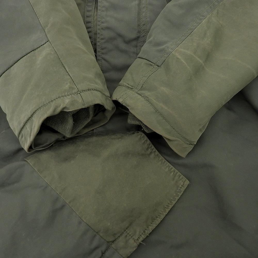 REMIRELIEF Men's Khaki Mod Coat with Fleece Lining, Size L coat L khakiUsed
