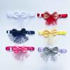 50/100PCS Dog Hair Bowties 2026 NEW Flash Skirt Trim Dog Bow Ties Grooming Pet Accessories Dog Neckties For Dogs Pets Grooming