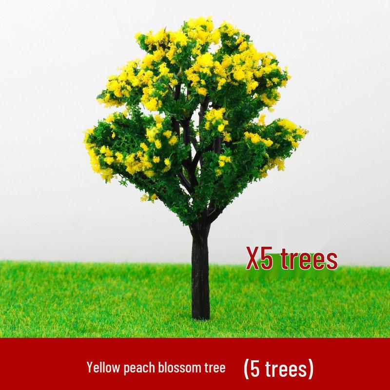 DIY Colorful Cherry Blossom Model Tree – Perfect for Sandbox and Scene Building