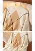2024 Autumn Women's High Neck Diamond Pattern Wool Sweater - Stylish Versatile Knit Top