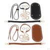 1 Set PU Leather Bag Bottom Drawstring Making Accessories