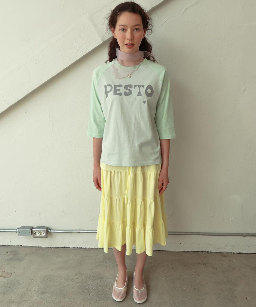 Pesto 3 Shirred Skirt Ver2. Chic