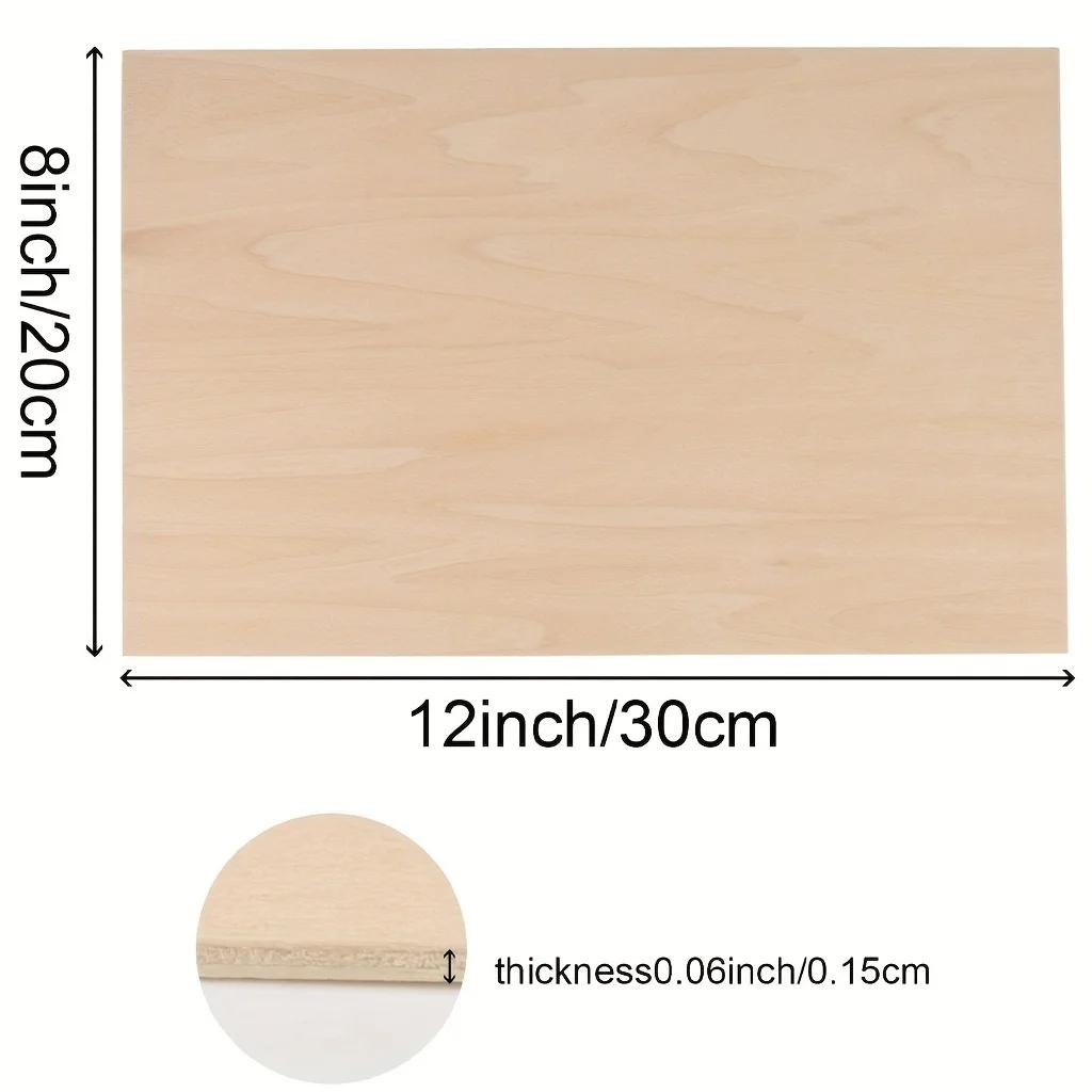 

Craft Wood Boards, Light Wood Boards, Basswood Thin Craft Boards, for House Planes, Ships, Watercraft Crafts, School Projects 5pcs
