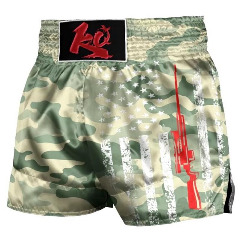 American Flag Camo Fight Shorts Mens Womens MMA Boxing Muay Thai Training