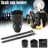 Motociklo puodelio laikiklis PU odos gėrimų laikiklis puodelio laikiklis motociklo puodelio laikiklis kaukolė