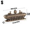 Sanskrit Incense Stick Burner Alloy Buddhist Tibetan Indoor Golden Meditation Engraving Temples Smoke Supply Furnace Ornaments