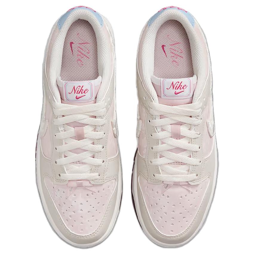 Nike Scarpe Skateboard Dunk Low top Donna Beige Rosa IQ1145-610