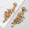 Fashionable Earrings with Shiny Long-winged Earrings That Exude An Exaggerated Party Vibe and Eye-catching Pendant-style Earrings