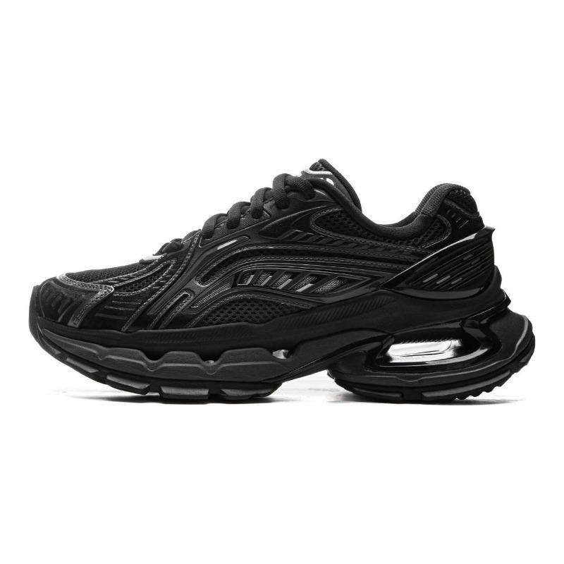 Li-Ning Liejun BOW Womens Low Top Casual Shoes Black Fashion Wear Resistant AZGU064-5 35