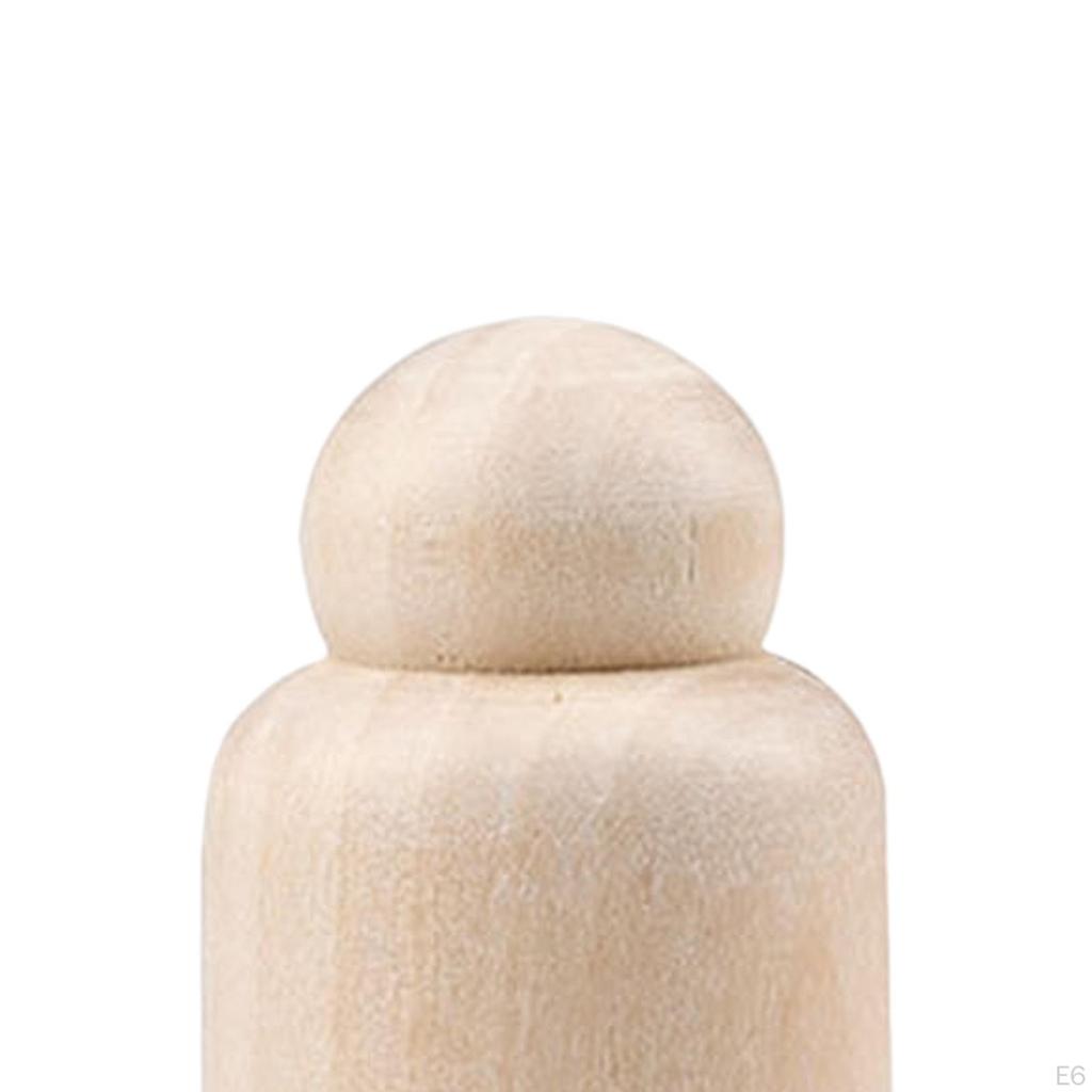 Natural Wood Peg Dolls - Create Your Own Unique Characters
