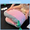 Checkered Plush Pattern Pillow Cartoon Cushion Toy Cartoon Doll Decorations