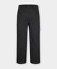 BIRBANTE Garment-Washed Twill Double-Pleat Chino Pants - Black Navy
