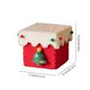 Christmas Candy Packaging Box DIY Xmas Apple Gift Box Christmas Creative Cookie Box for New Year Celebration