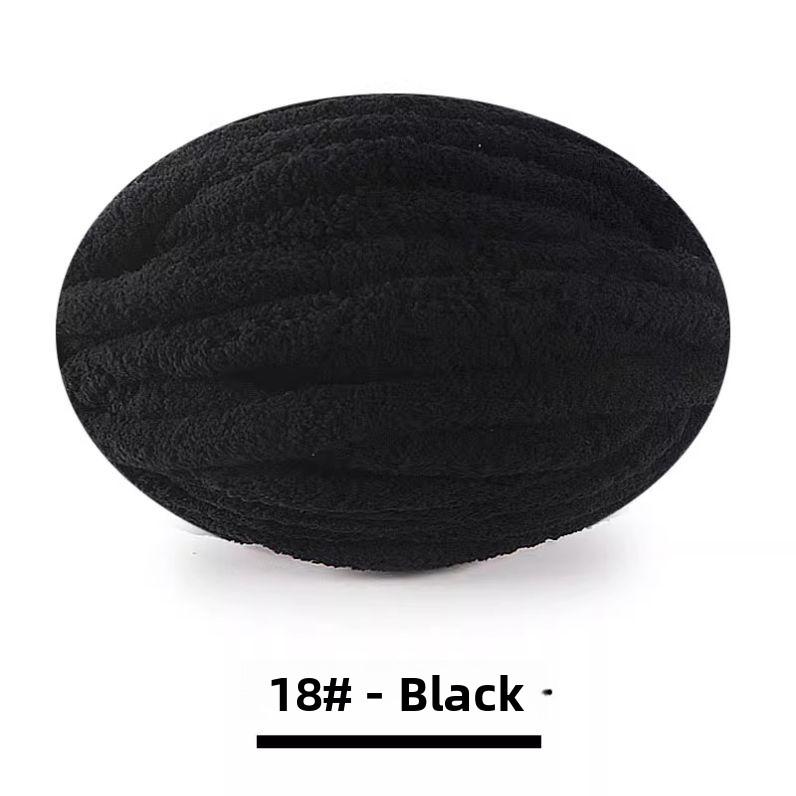 Handmade DIY Rainbow Adient Yarn Scarf Tail Line Finger Knitting Cozy Nest Cuion Thi Ice Strip Yarn
