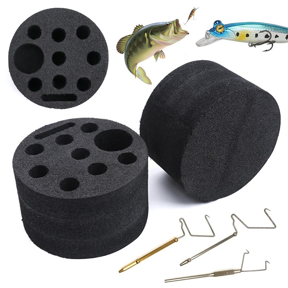 Fly Tying Tool Holder EVA Soft Foam Fly Tying Vise Tool Organizer Fly Fishing Tools Storage Stand Fly Tying DIY Accessories
