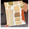 Korean Style Geometric Printed Silk Scarf For Women Summer Fashion