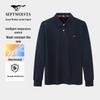 Polo Casual da Lavoro a Maniche Lunghe da Uomo