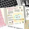 Yuezhen 3D Dynamic Journal Stickers - PET Letter & Number Stickers for Journaling