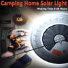 Portable 300W Super Bright LED Bulb Solar Lamp Rechargeable Remote Control Outdoor Camping Lantern Emergency Night Camping Home