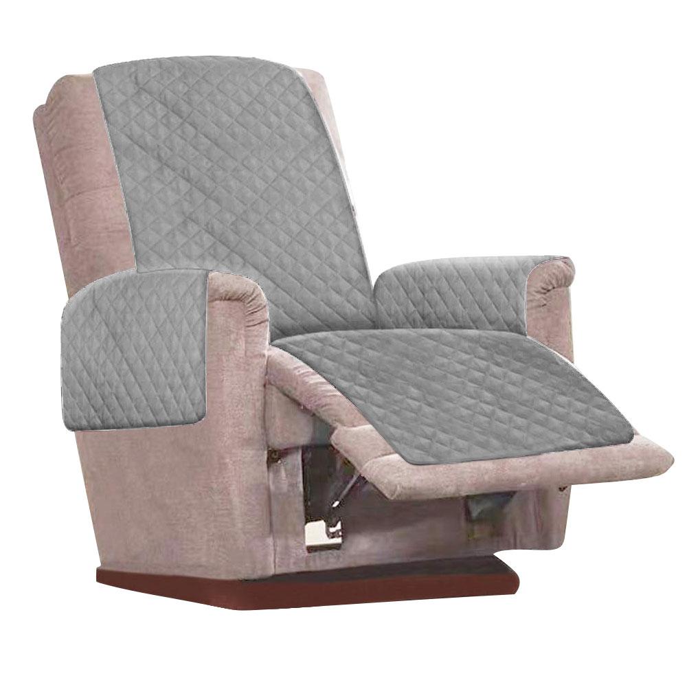Recliner Chair Sofa Cover Pet Couch Furniture Protector Polyester Fiber Anti Slip Side Pocket Armchair Cover Washable Chair Mat