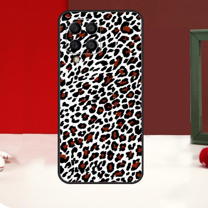 Leopard Print Case For Samsung Galaxy M52 M32 M12 M54 M34 M14 M35 M56 M06 M55 M15 M11 M13 M16 M36 M31 M53