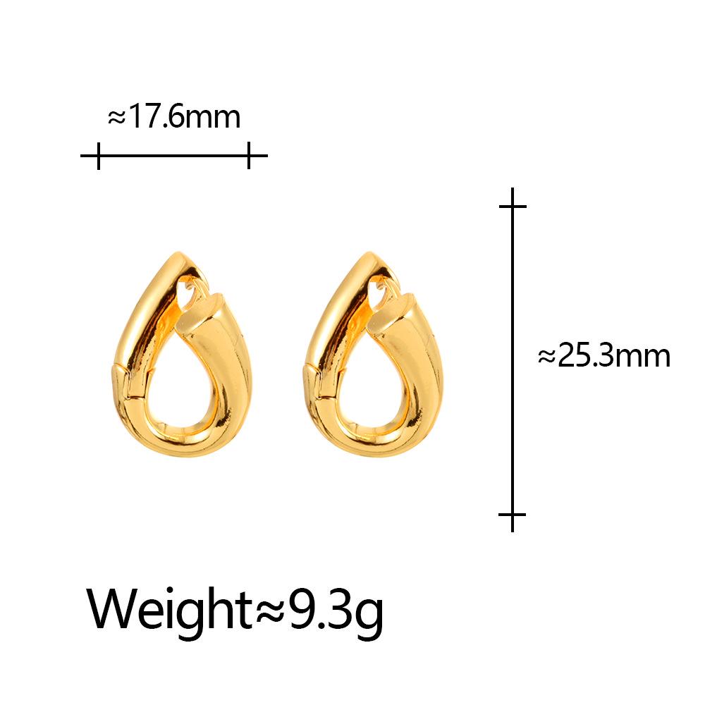 Chic Retro U-Shaped Cross Ear Cuff Earrings for Women: Elegant, Light Luxury Fashion
