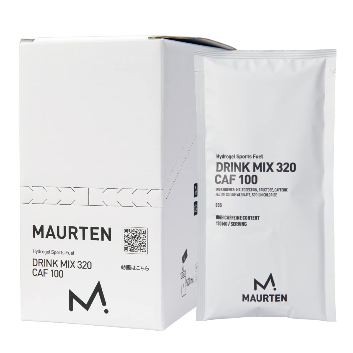 

MAURTEN DRINK MIX320 CAF100 1 коробка (10 пакетиков, по 83 г каждый)
