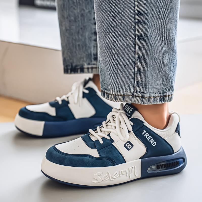 Menn Mote Fritid Lav Topp Skateboardsko Gutter Komfortable Sneakers Mannlige Studenter Trendende Myk Såle Klassisk Pustende Gym Sklisikker