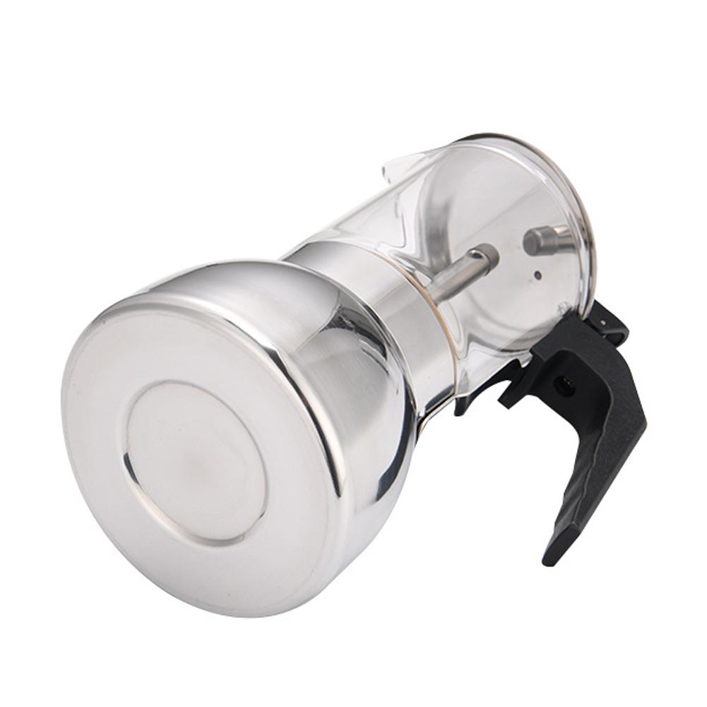 Stainless Steel Moka Pot Caffe Machine Glass Espresso Coffee Makers Latte Percolator Stove Top Moka Coffee Maker 200/300/450ML