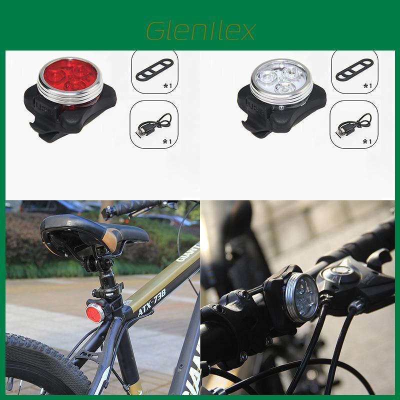 Kompakt og Holdbar Cykelcykel Forlygte Med USB Genopladelige Batterier