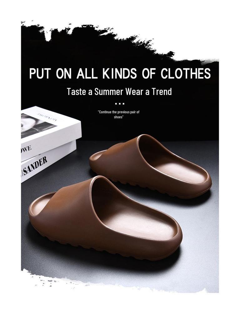 Men's 2025 Summer Bestseller: Thick-Soled One-Strap Cool Slippers