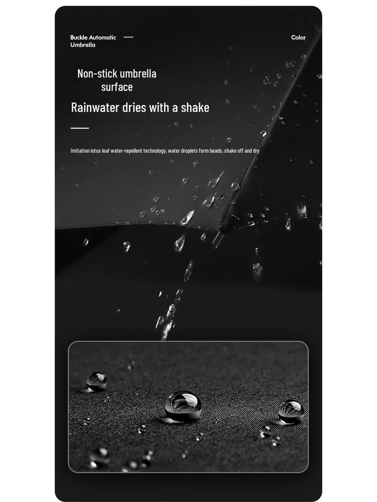 Large Automatic Dual-Use Umbrella: Sunshade & Rain Protection with Custom Logo