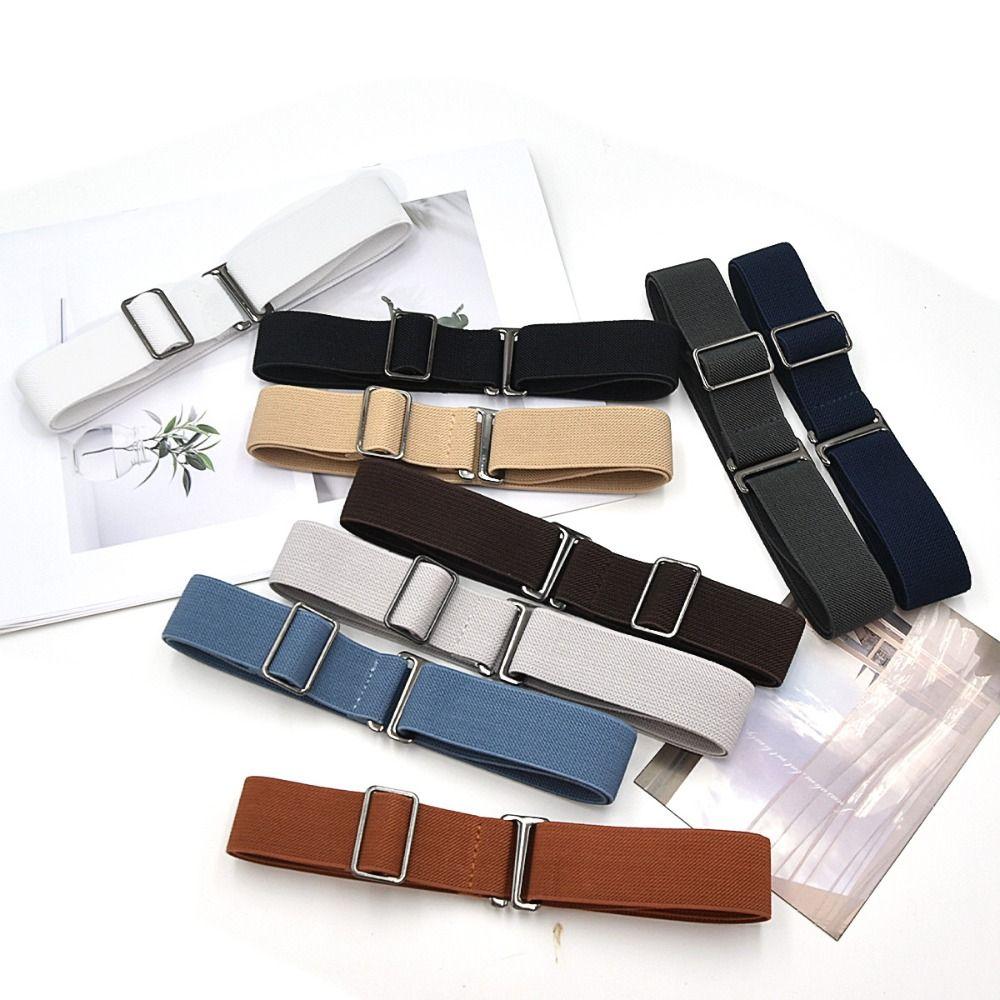 Invisible Adjustable Waist Belt All-match Slim Elastic Band Fashion Stretch Waistband  Women