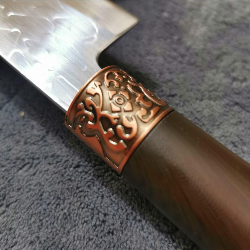 8.6" Japanese Kiritsuke Chef Knife stainless Steel Sharp Cut Meat Vegetable Cleaver VG10 Hand Forged Professional Kitchen Knives